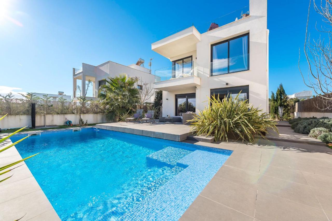 Villa 11 Oasis Del Mare, 5Min Strand, Wifi, Klima, Fussbodenheizung Sa Rapita Luaran gambar
